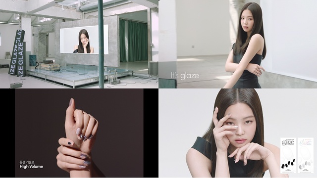 블랙핑크 제니 효과···데싱디바 '글레이즈' 광고 100만뷰