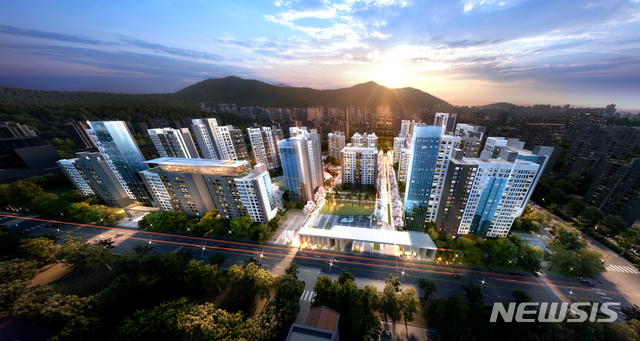 [서울=뉴시스] e편한세상 산본 에듀퍼스트 조감도. (사진=DL이앤씨 제공)