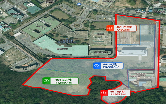 [대전=뉴시스] 대전시가 제안한 'K-바이오 랩허브' 사업대상지인 유성구 전민동 461-6 일원. *재판매 및 DB 금지