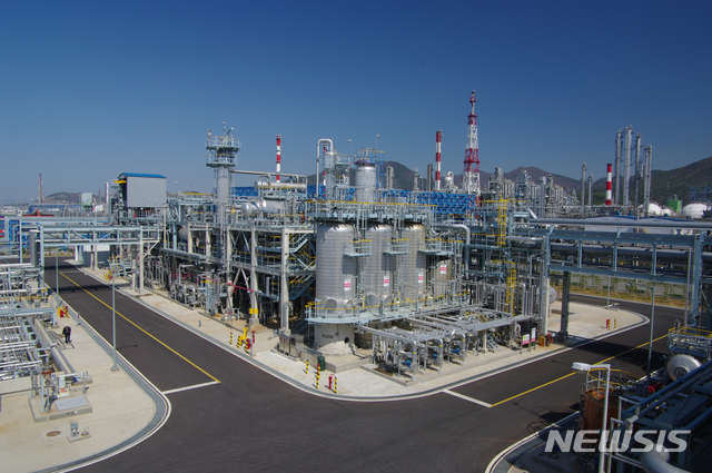 [서울=뉴시스] 여수산단 DL케미칼 공장 전경. (사진=DL케미칼 제공)