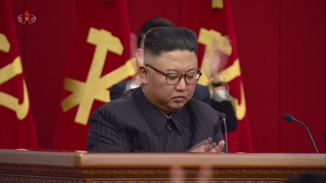 [서울=뉴시스]북한 조선중앙TV가 지난 15일 김정은 국무위원장 주재로 노동당 중앙위원회 제8기 제3차 전원회의를 열었다고 16일 보도했다. (사진=조선중앙TV 캡처) 2021.06.16. photo@newsis.com