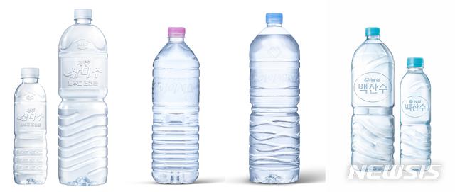 "무라벨로 붙는다"…여름 생수시장 두고 빅3 격돌