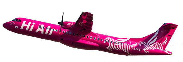 [무안=뉴시스] 하이에어 여객기. (사진=전남도 제공) photo@newsis.com *재판매 및 DB 금지