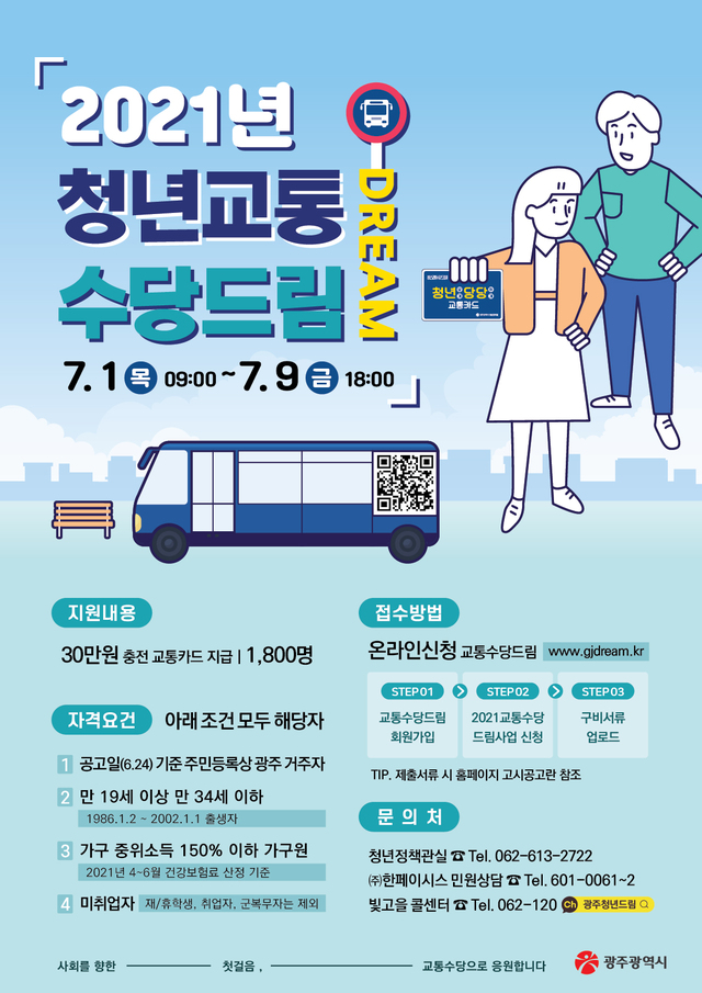 광주시, 청년 교통수당 드림사업. (사진=광주시 제공) *재판매 및 DB 금지