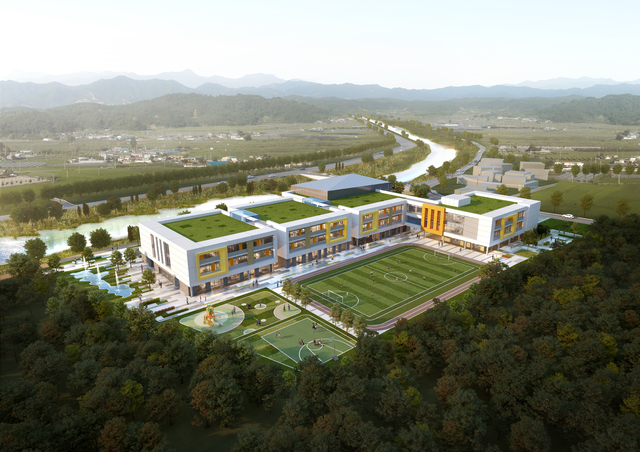 [무안=뉴시스] 전남 광양햇살학교 조감도. (조감도 제공 = 전남도교육청) *재판매 및 DB 금지