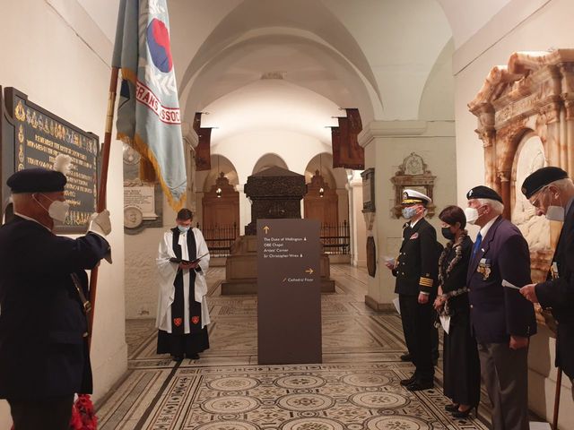 [런던=뉴시스]주영 한국대사관 625 추모예식 (사진: 주영한국대사관) 2021.6.25. *재판매 및 DB 금지
