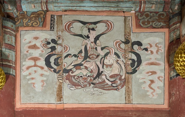 문수동자도, 장육사 대웅전 벽화 *재판매 및 DB 금지