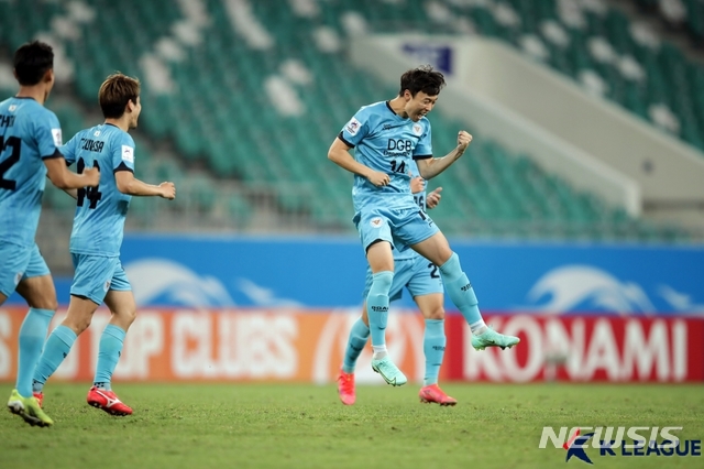 [서울=뉴시스] 대구FC 안용우가 멀티골에 성공했다. (사진=프로축구연맹 제공)