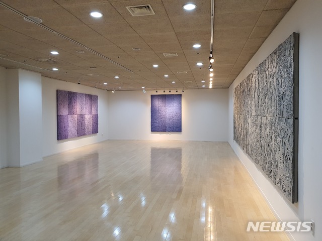 종이박스에서 현대도시를 보다, 김규동 '도시' 그림전