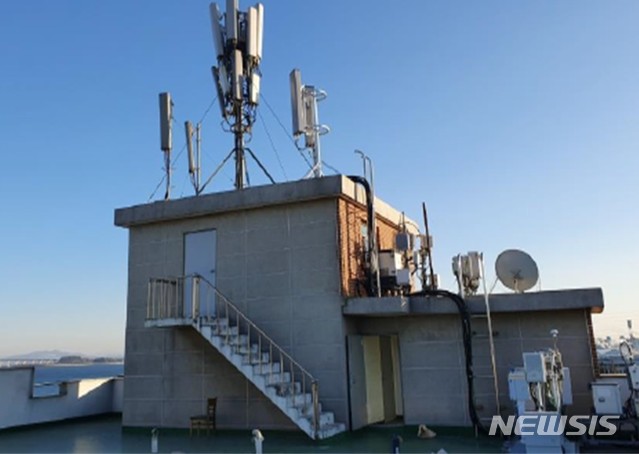 [서울=뉴시스] 해상무선통신망(LTE-M) 기지국.