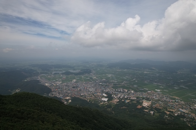 강원 철원군 금학산 정상에서 바라본 철원·동송읍 시가지 전경. (사진=철원군청 제공) *재판매 및 DB 금지