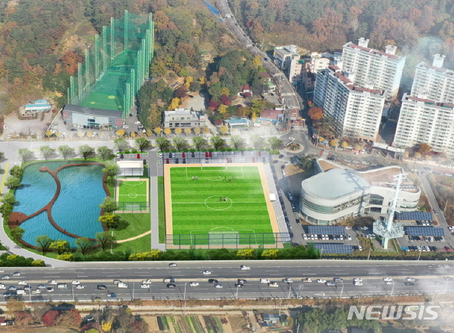 [광주=뉴시스] 김혜인 기자 = 광주 남구진월 복합운동장 조감도. (사진=광주 남구 제공) 2021.07.09.photo@newsis.com
