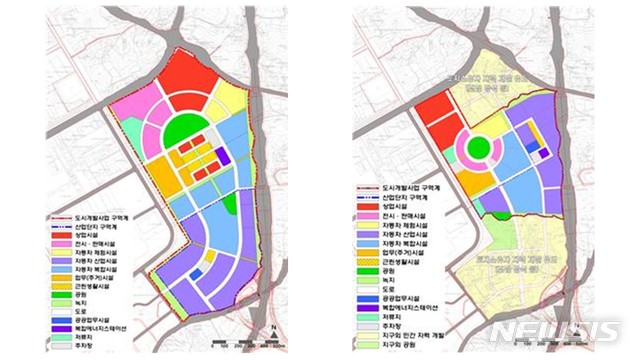 [평택=뉴시스] 자동차클러스터 조성 계획안 (사진 = 평택시 제공)