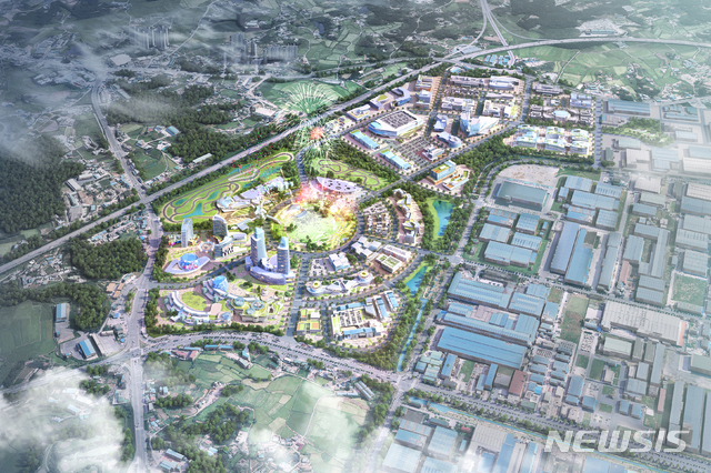 [평택=뉴시스] 평택 자동차 클러스터 조감도 (사진 = 평택시 제공)