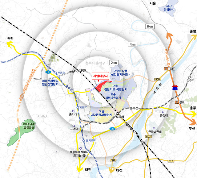 청주 오송 바이오산업단지 조성 본격화…지정 계획 승인