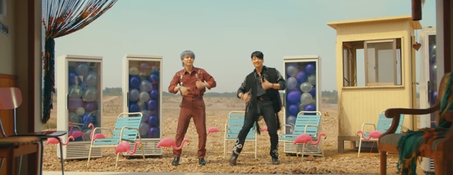 [서울=뉴시스] 방탄소년단 '퍼미션 투 댄스' 뮤직비디오. 2021.07.15. (사진 = 유튜브 캡처) photo@newsis.com 