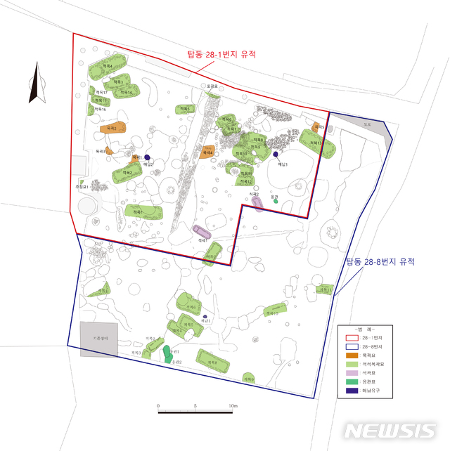 [서울=뉴시스] 경주 탑동유적 조사 유구 현황 (사진=문화재청 제공) 2021.07.15. photo@newsis.com