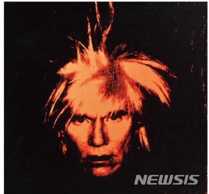 [서울=뉴시스] 앤디 워홀, Self Portrait, synthetic polymer paint andsilkscreen ink on canvas 30.5×30.5cm, 12×12in, 1986 경매 추정가는별도문의.