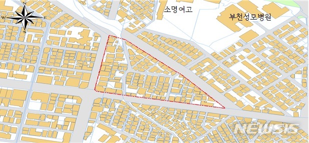 [부천=뉴시스]정일형 기자=부천 소사 1-1구역 재개발 정비구역 (사진은 부천시제공) 