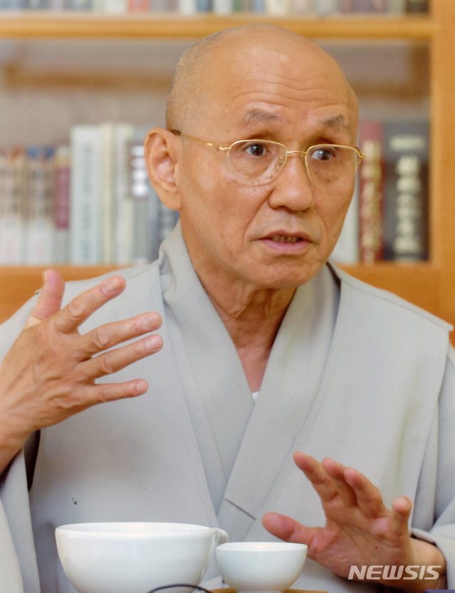 [서울=뉴시스] 월주 스님 (사진=대한불교조계종 제공) 2021.07.22. photo@newsis.com