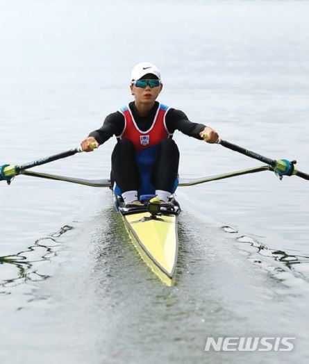 [서울=뉴시스] 조정 여자 국가대표 정혜정. (사진=대한체육회 제공) 2021.07.23. photo@newsis.com