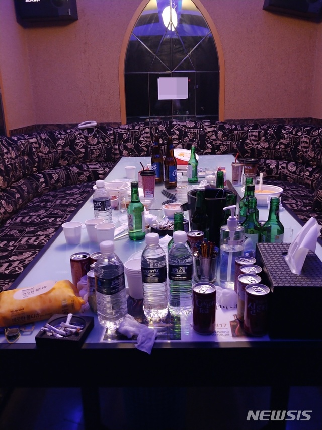 경기 고양시 일산 동구 백석동에서 불법 영업한 유흥업소. (사진=경기북부경찰청 제공)