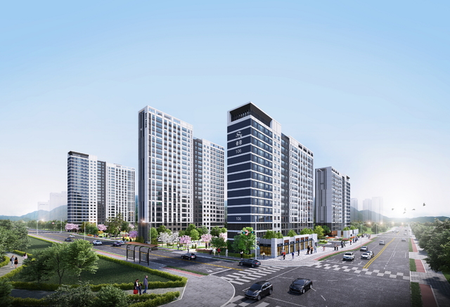 [광주=뉴시스] 구길용 기자 = 중흥그룹은 27일 전남 남악신도시에서 ‘남악오룡지구 중흥S-클래스 에듀파크’ 543세대를 공급한다고 밝혔다. 사진은 투시도. (사진=중흥그룹 제공). 2021.07.27. kykoo1@newsis.com&nbsp; *재판매 및 DB 금지