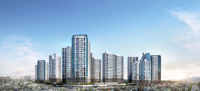 포스코건설이 충북 청주시 복대동에서 선보이는 '더샵 청주센트럴' 투시도. *재판매 및 DB 금지