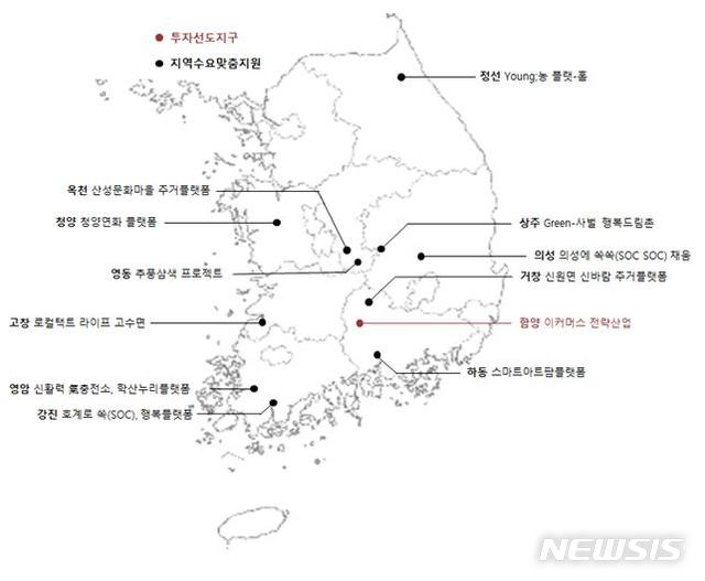 [서울=뉴시스] 지역개발사업 공모 선정결과. (이미지=국토부 제공)