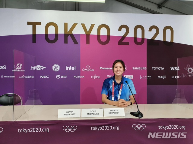 [도쿄=뉴시스]도쿄올림픽 양궁장 미디어 매니저 김지수씨 (사진 = 본인 제공)