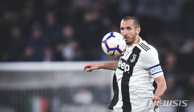 [서울=뉴시스] 유벤투스 베테랑 수비수 지오르지오 키엘리니. (사진=유벤투스 공식홈페이지 캡처) 2021.08.03. photo@newsis.com 