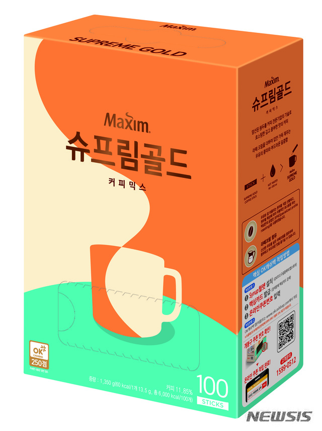 동서식품, 프리미엄 커피믹스 '맥심 슈프림골드' 출시