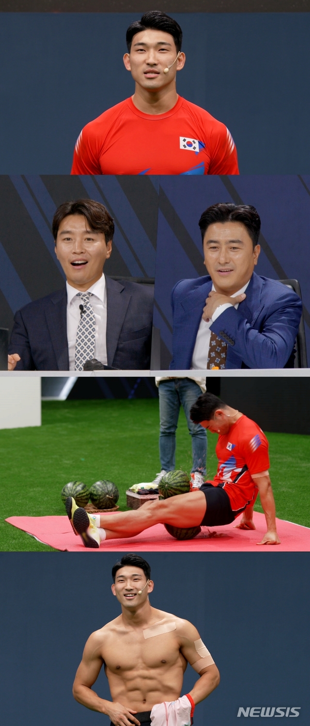 [서울=뉴시스] JTBC 예능 프로그램 '뭉쳐야 찬다' 시즌2 제1회 (사진=JTBC '뭉쳐야찬다 시즌2' 제공) 2021.08.08. photo@newsis.com