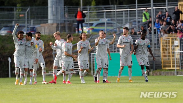 [서울=뉴시스] 이재성 마인츠 데뷔전. (캡처=마인츠 트위터)