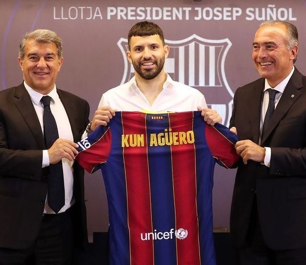 바르셀로나에 입단한 세르히오 아구에로. (사진=아구에로 인스타그램) *재판매 및 DB금지