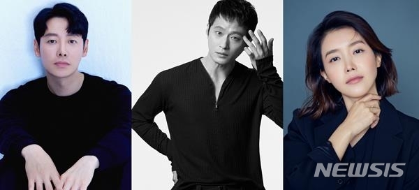 [서울=뉴시스] 티빙 오리지널 드라마 '돼지의 왕' 김동욱 김성규 채정안. (사진=각 소속사 제공) 2021.08.16 photo@newsis.com