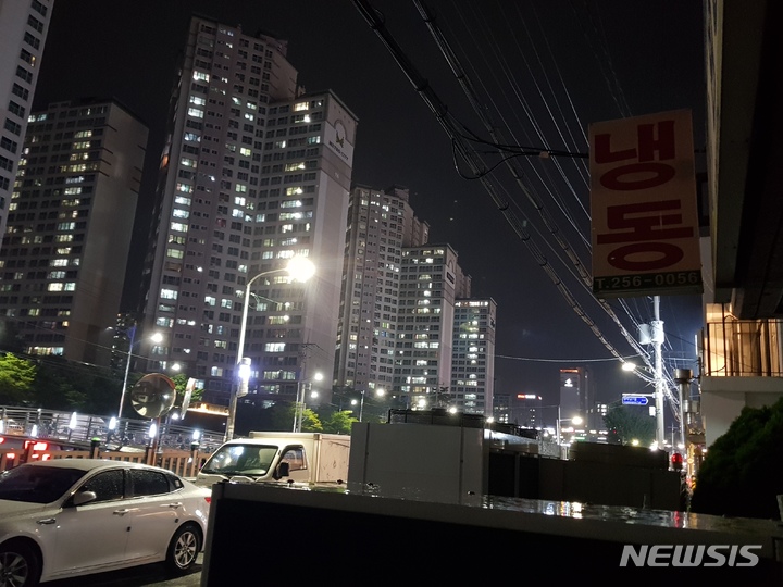 [창원=뉴시스] 김기진 기자= 30일 경남 창원시 마산회원구 양덕천 주변. 2021.08.30. sky@newsis.com