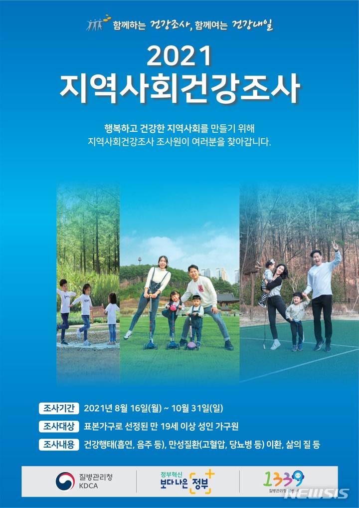 지역사회 건강조사 안내문.