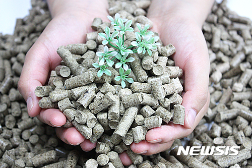 [세종=뉴시스] = 커피 부산물을 이용해 신재생 바이오 에너지를 생산하는 기업 CE가 만든 커피 파치먼트 펠릿. 2017.01.04 <사진은 기사와 직접적 관련 없음> (사진=CE 제공) *재판매 및 DB 금지