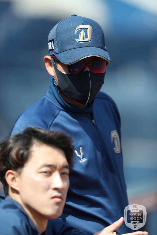 [서울=뉴시스] 프로야구 NC 다이노스의 강인권 감독대행. (사진 = NC 다이노스 제공) *재판매 및 DB 금지