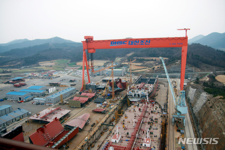 [해남=뉴시스] 대한조선. *재판매 및 DB 금지