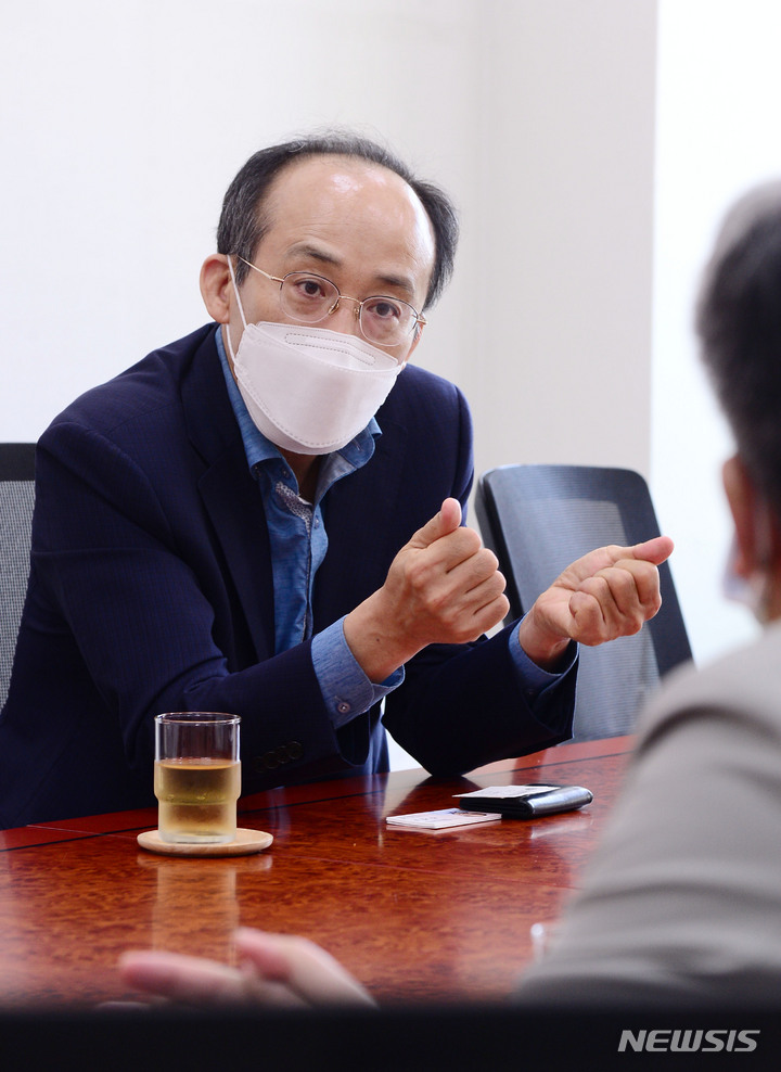 [서울=뉴시스] 최동준 기자 = 추경호 국민의힘 의원. 2021.09.03. photo@newsis.com
