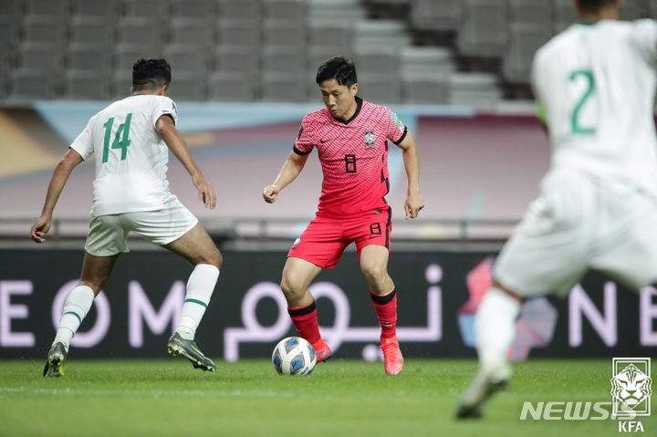 [서울=뉴시스] 축구대표팀 미드필더 남태희. (사진=대한축구협회 제공)