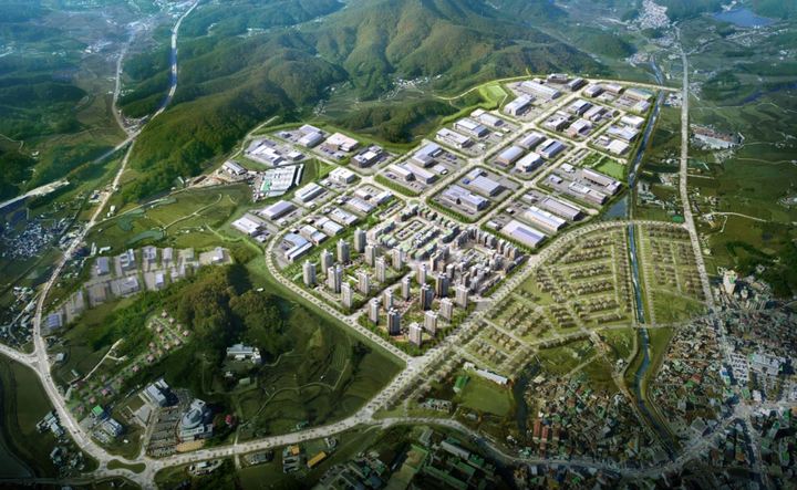 [음성=뉴시스] 용산산업단지 조감도. (사진=음성군 제공) photo@newsis.com *재판매 및 DB 금지