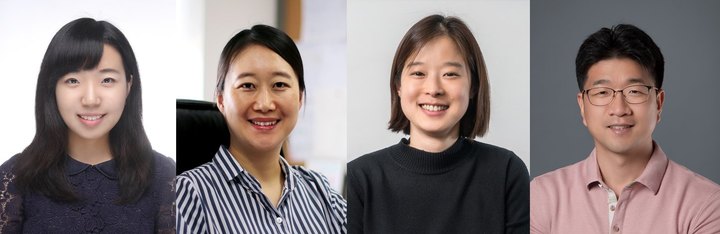 이윤미(왼쪽부터), 박진희, 변혜령, 정대성 교수 (사진=도레이첨단소재 제공) *재판매 및 DB 금지