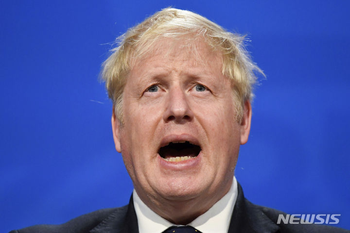 [런던=AP/뉴시스] 보리스 존슨 영국 총리. 2021.09.08.
