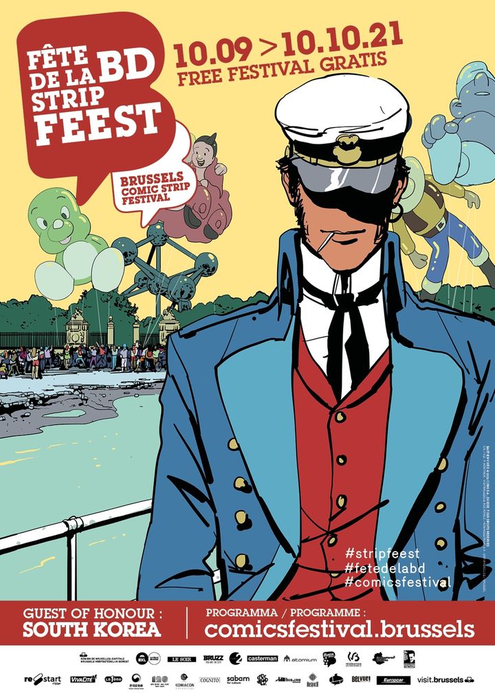 2021년 브뤼셀 국제만화축제 포스터&nbsp; *재판매 및 DB 금지