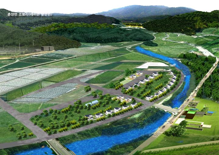 봉화군 춘양면 소로리 테마전원주택단지 조감도 (사진=봉화군 제공) *재판매 및 DB 금지