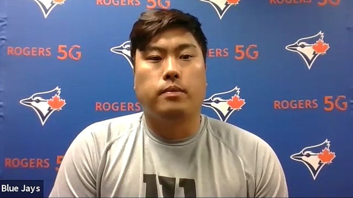 토론토 블루제이스 류현진. (사진=MLB 프레스박스 캡처) *재판매 및 DB 금지