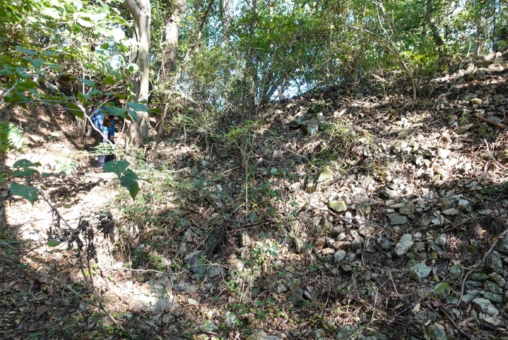 [서울=뉴시스]삼남대로 누릿재 서낭당 흔적 (사진 = 문화재청) 2021.9.16. photo@newsis.com